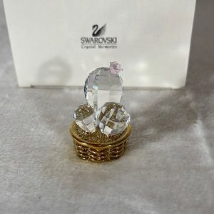 Swarovski Crystal Memory- Cactus Rosaline